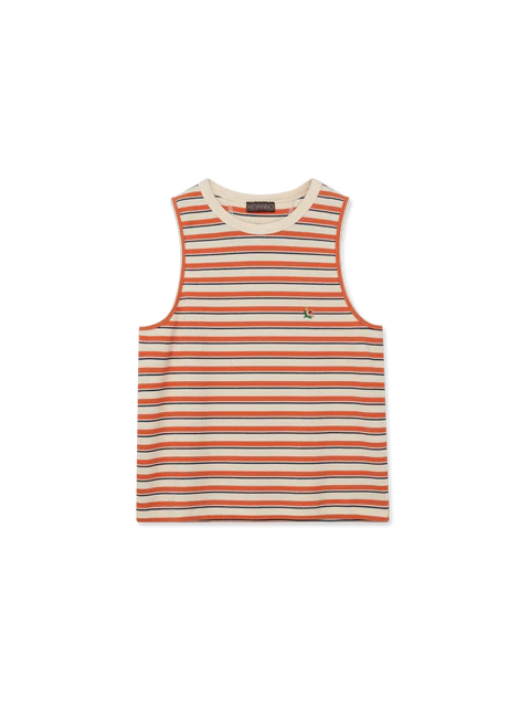 HEYANNO MMHEra Stripe Top ORANGE