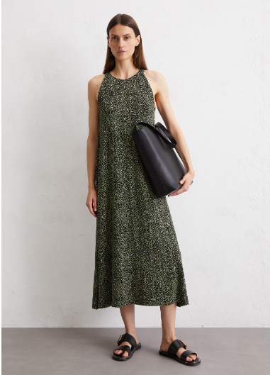 Marc O'Polo Sleeveless dress flared made from stretchy viscose fabric