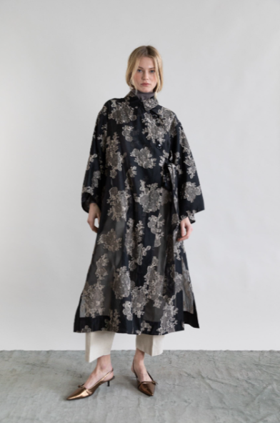 Psophia Black Kimono 2576