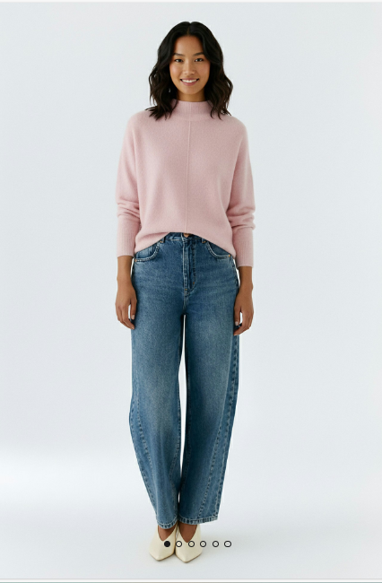 OUI Pullover Bleached Mauve 148