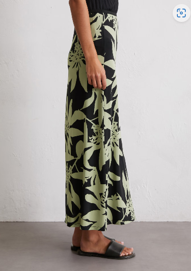 Marc O'Polo A-line jersey skirt made from a stretchy viscose blend