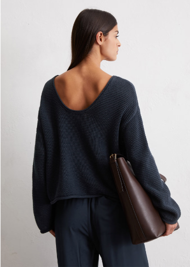 Marc O'Polo oversize sweater made from organic cotton