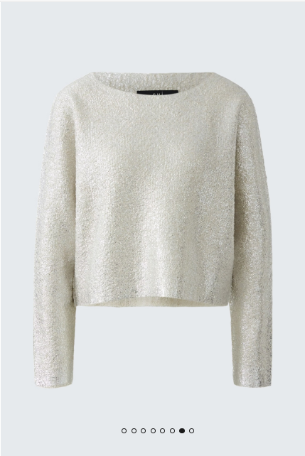 OUI Pullover - silver stone