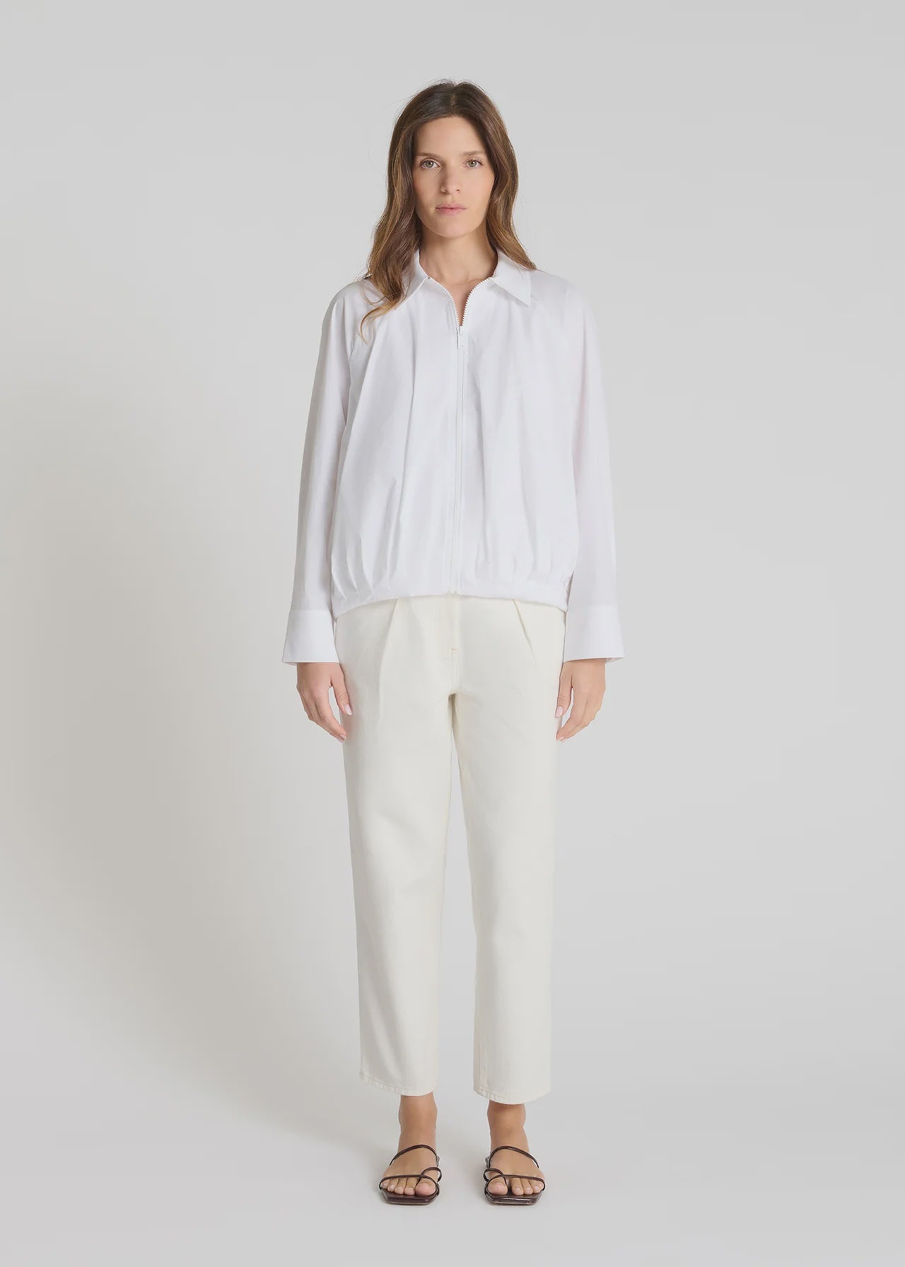 hana san Senecon Zip Shirt