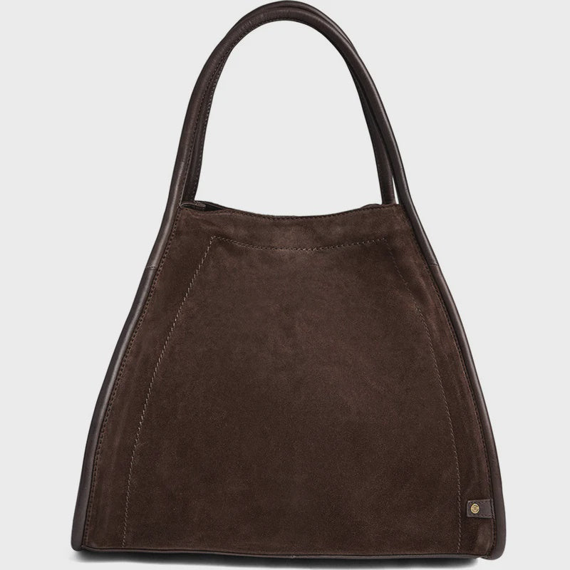 DEPECHE Suede Shopper Bag