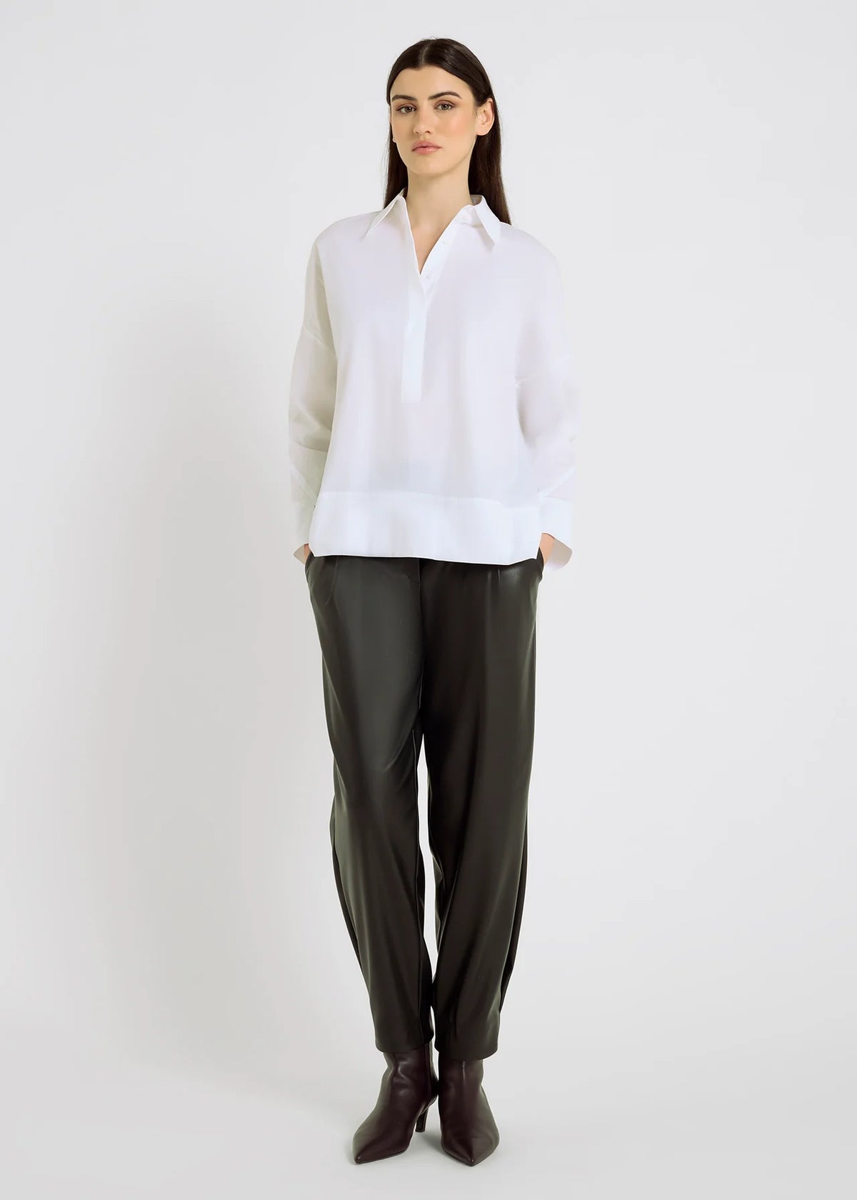 hana san Simone Cotton Blouse