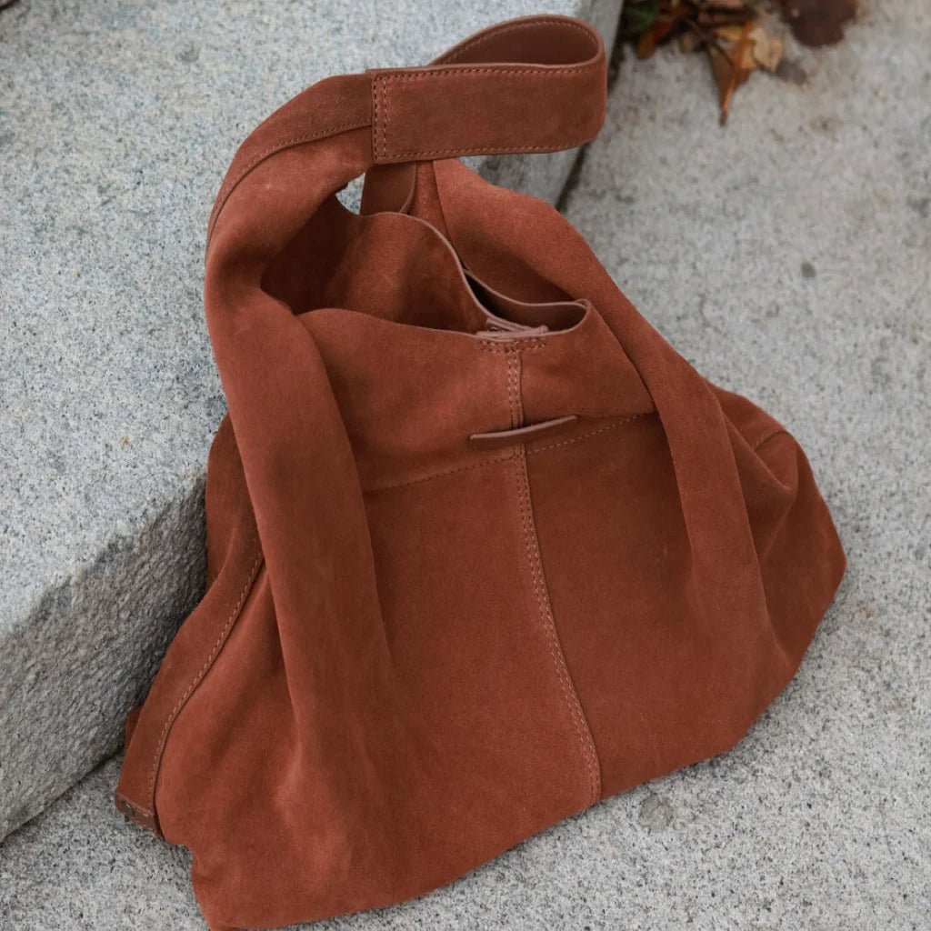 DEPECHE Suede shopper