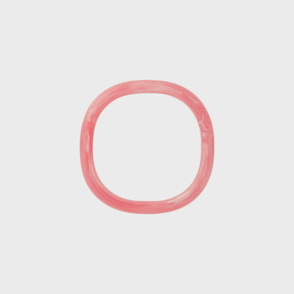 Vanessa Baroni Soft Edge Bangle watermelon marble