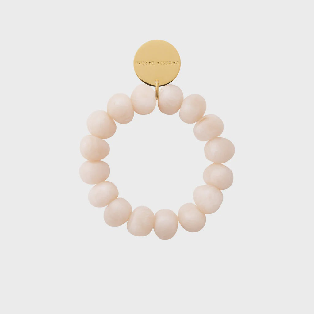 Vanessa Baroni Stone Flex Bracelet latte marble
