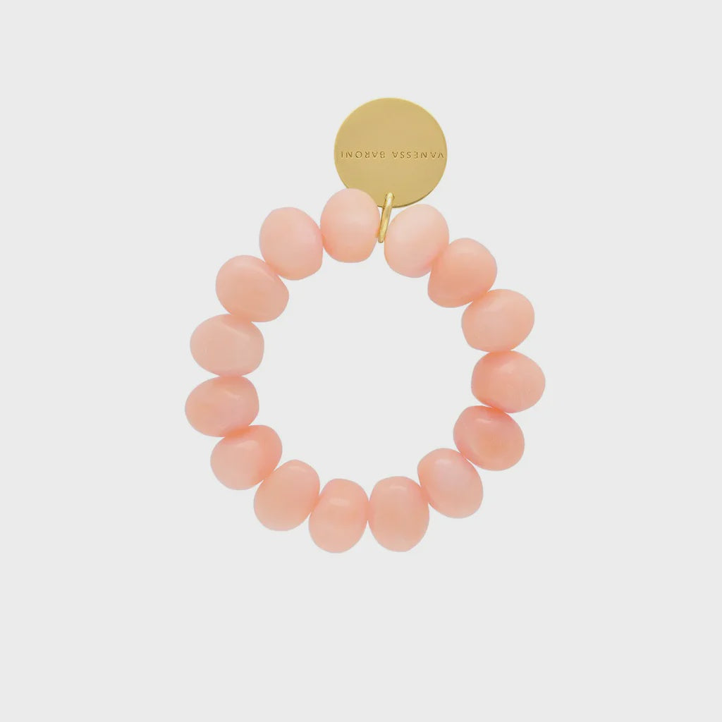 Vanessa Baroni Stone Flex Bracelet peach sorbet