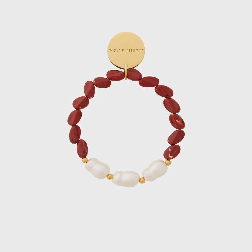 Vanessa Baroni Beach Organic Flex Bracelet coral