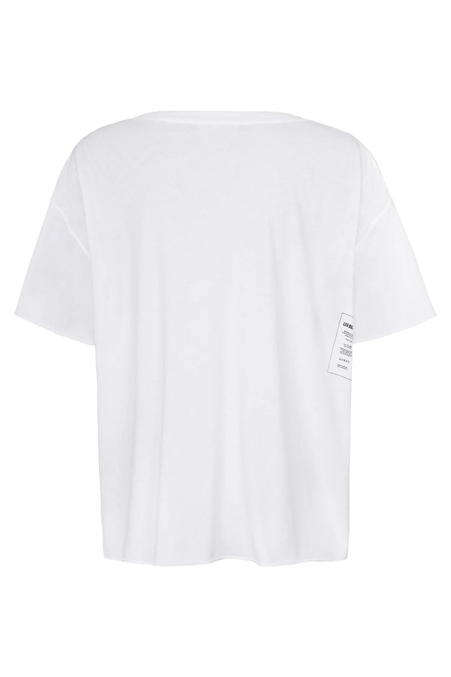 liv bergen T-Shirt Tag in optic white