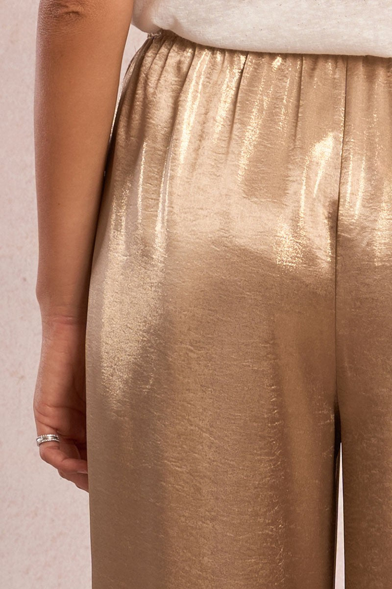 Molly Bracken High-waisted trousers, satin