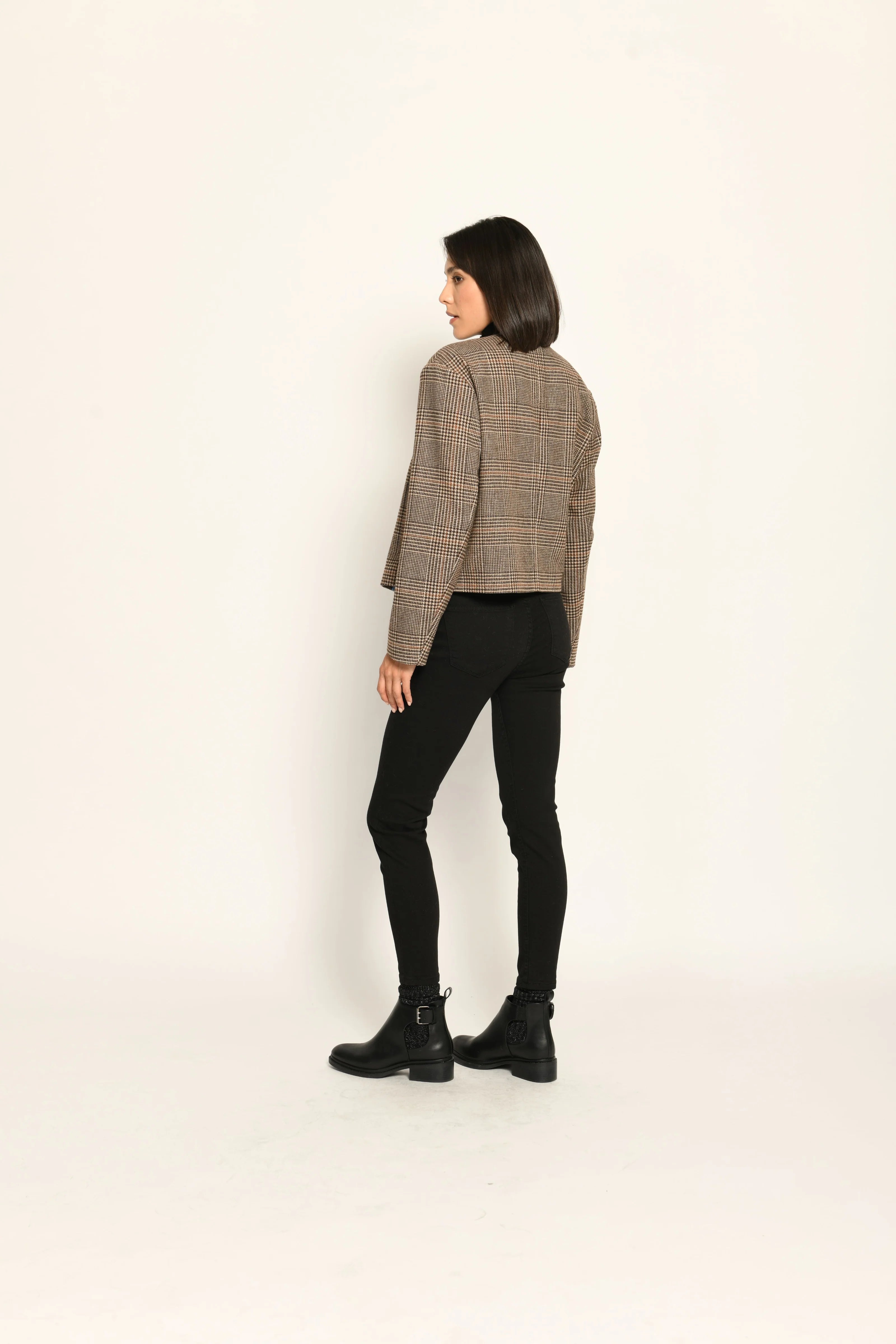 White Label Vintage Check Box Jacket