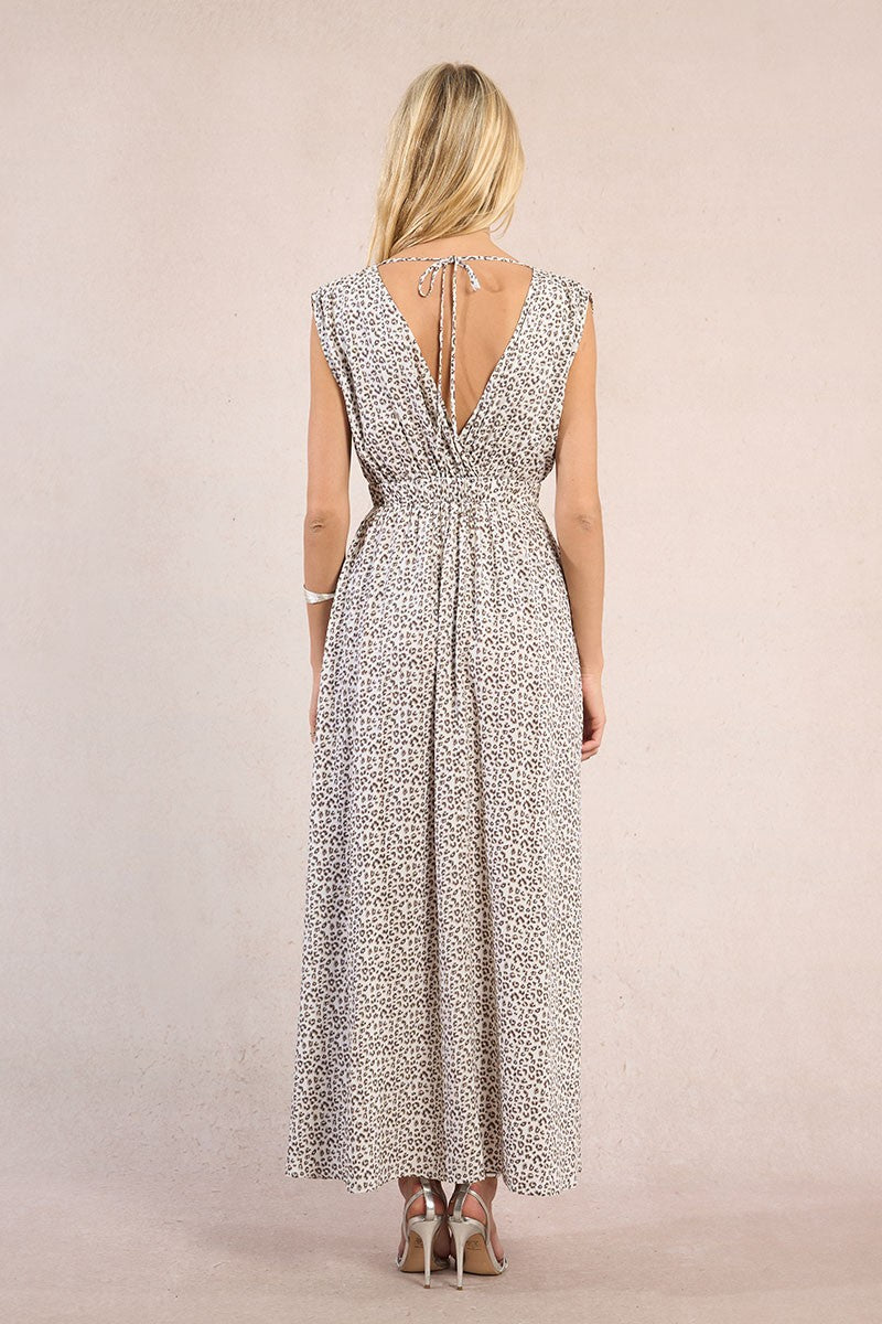 Molly Bracken Leopard print maxi dress