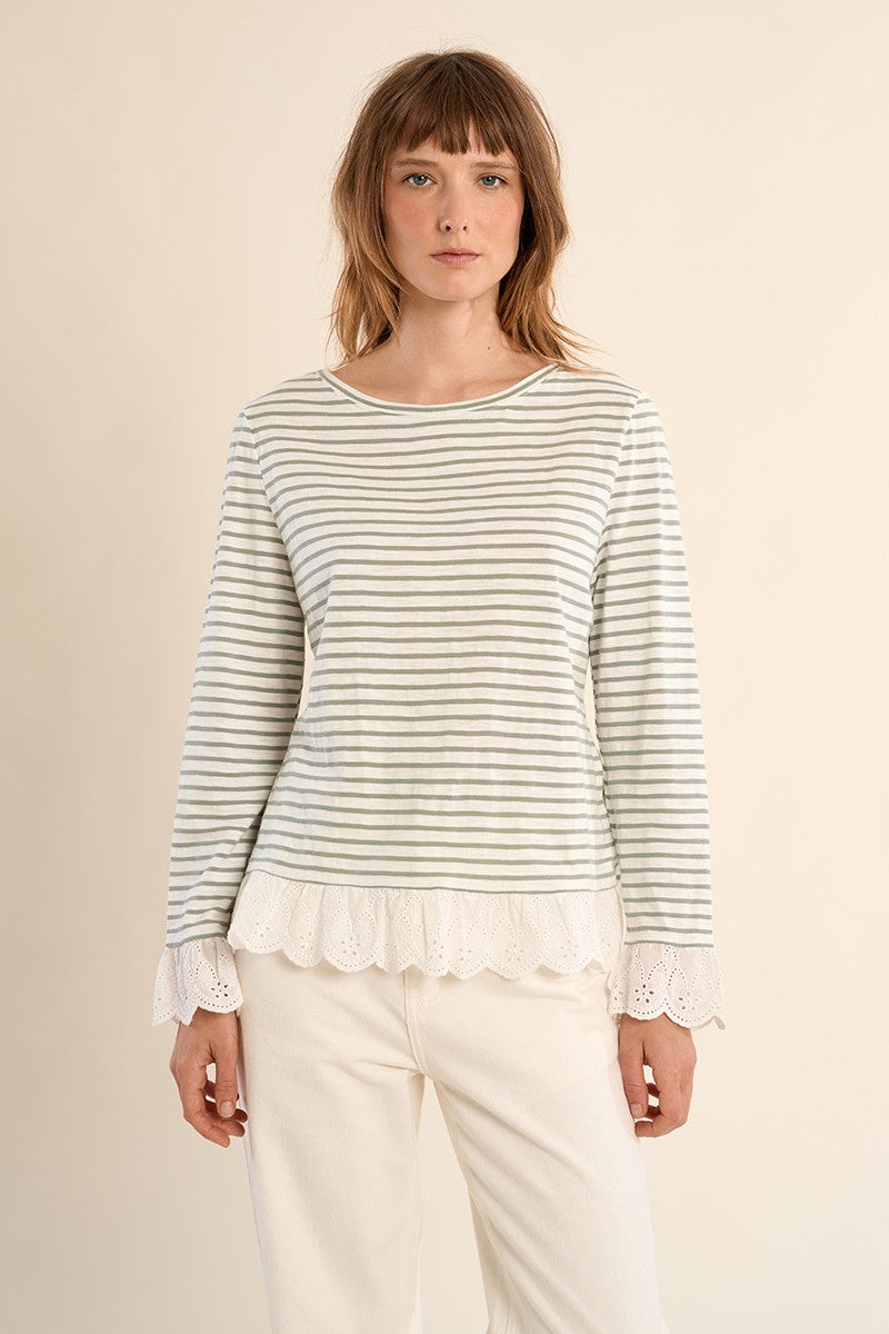 Molly Bracken Long-sleeved cotton T-shirt