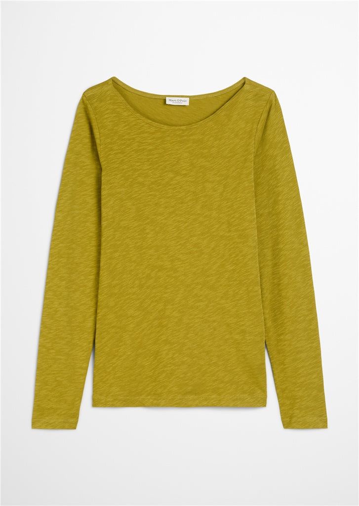 Marc O'Polo Longsleeve regular slub jersey