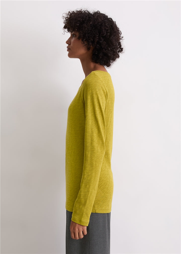 Marc O'Polo Longsleeve regular slub jersey