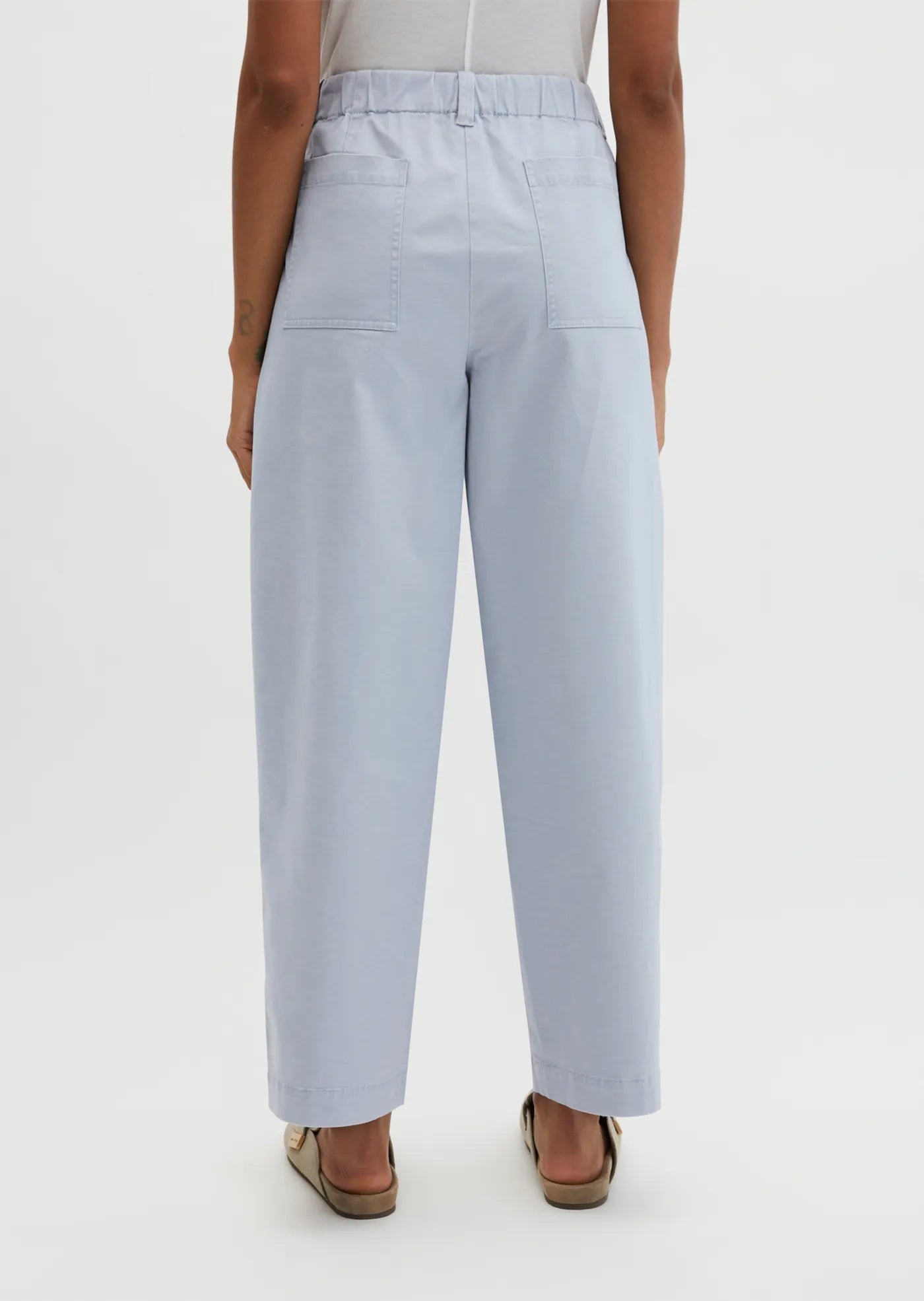 Marc O'Polo Barrel Pants made from brushed cotton twill