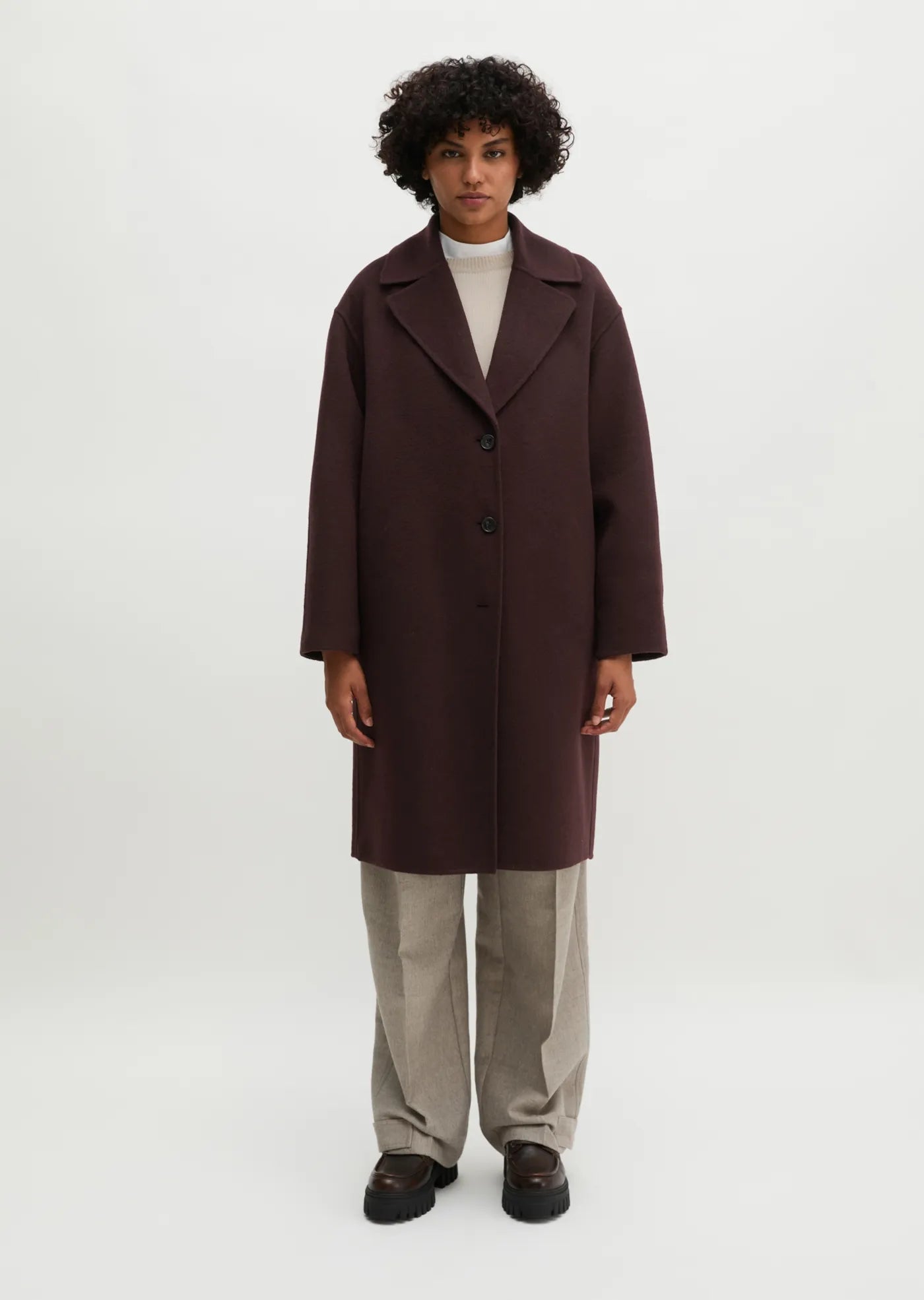 Marc O'Polo Wool coat relaxed