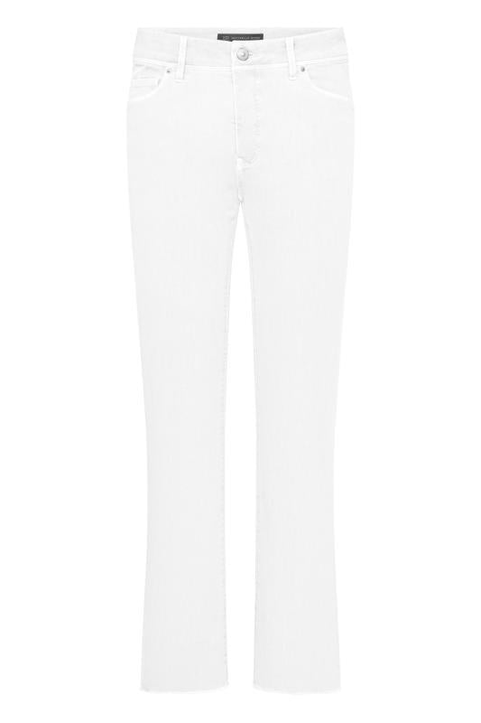 Raffaello Rossi Vic Bootleg Coloured Denim White