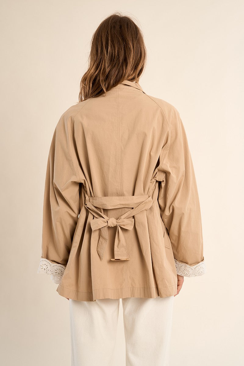Molly Bracken Short trench coat