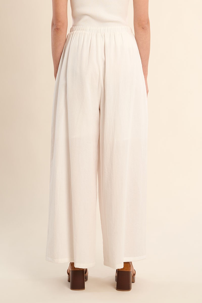 Molly Bracken Wide pants, beaded drawstrings