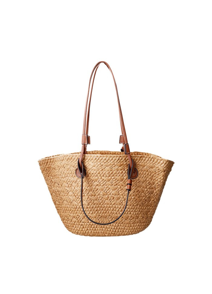 BC KATE straw shopper bag