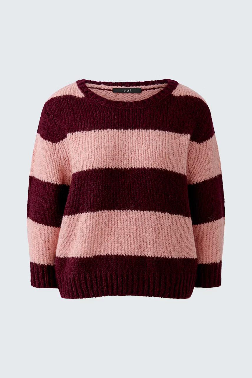 OUI ESMY pullover - darkred red
