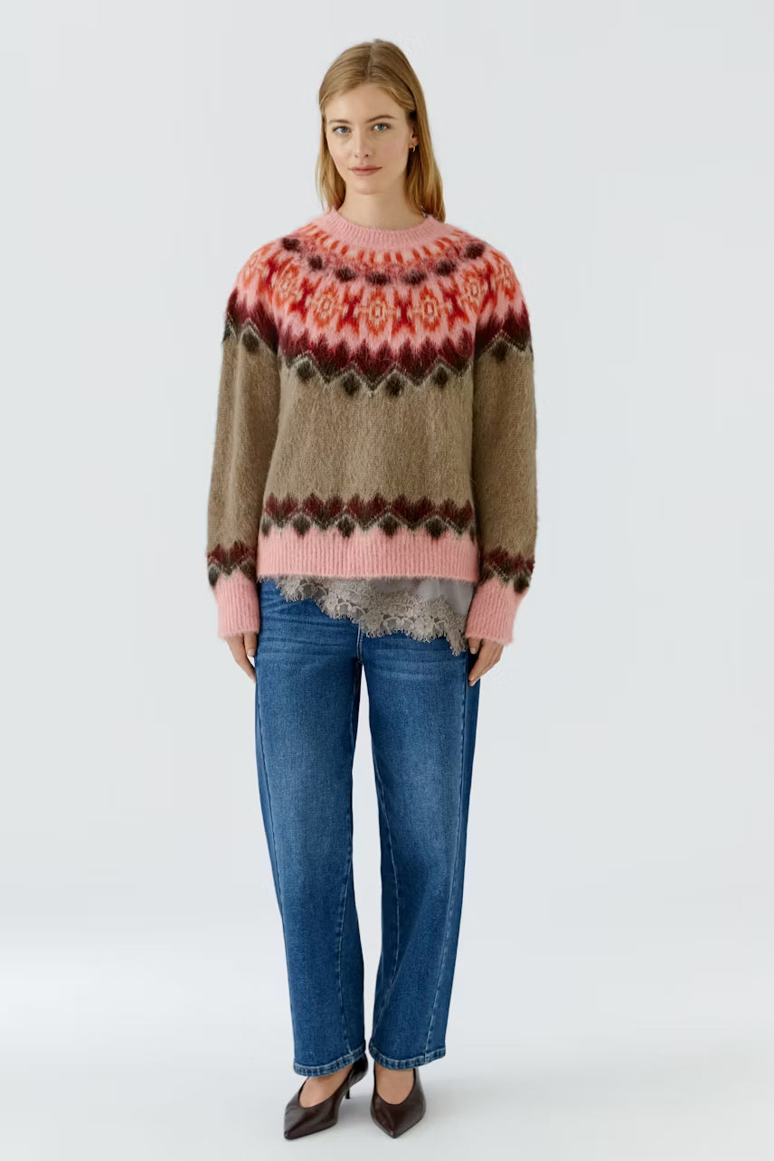 OUI Pullover - lightbrown rose