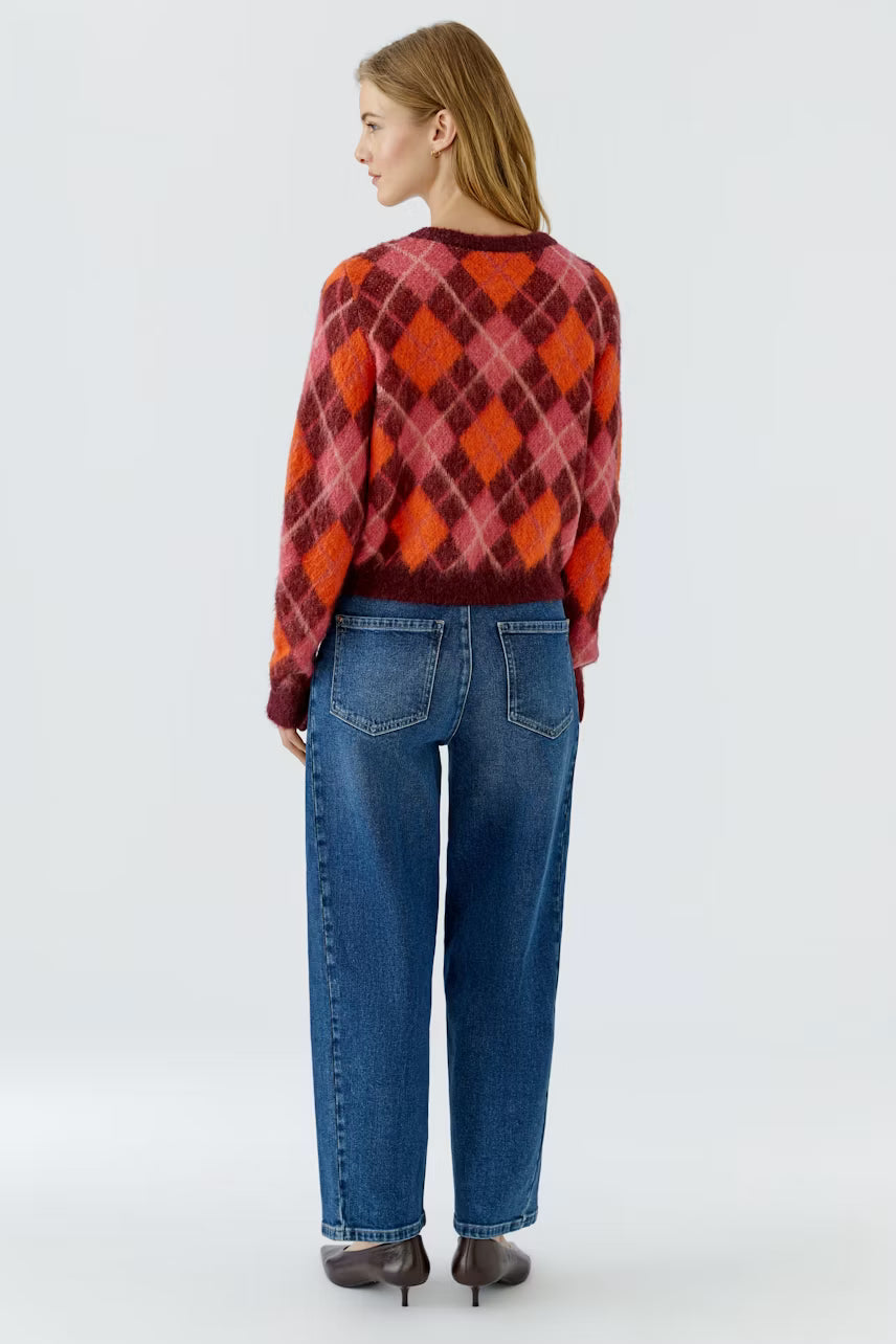 OUI Pullover - darkred red