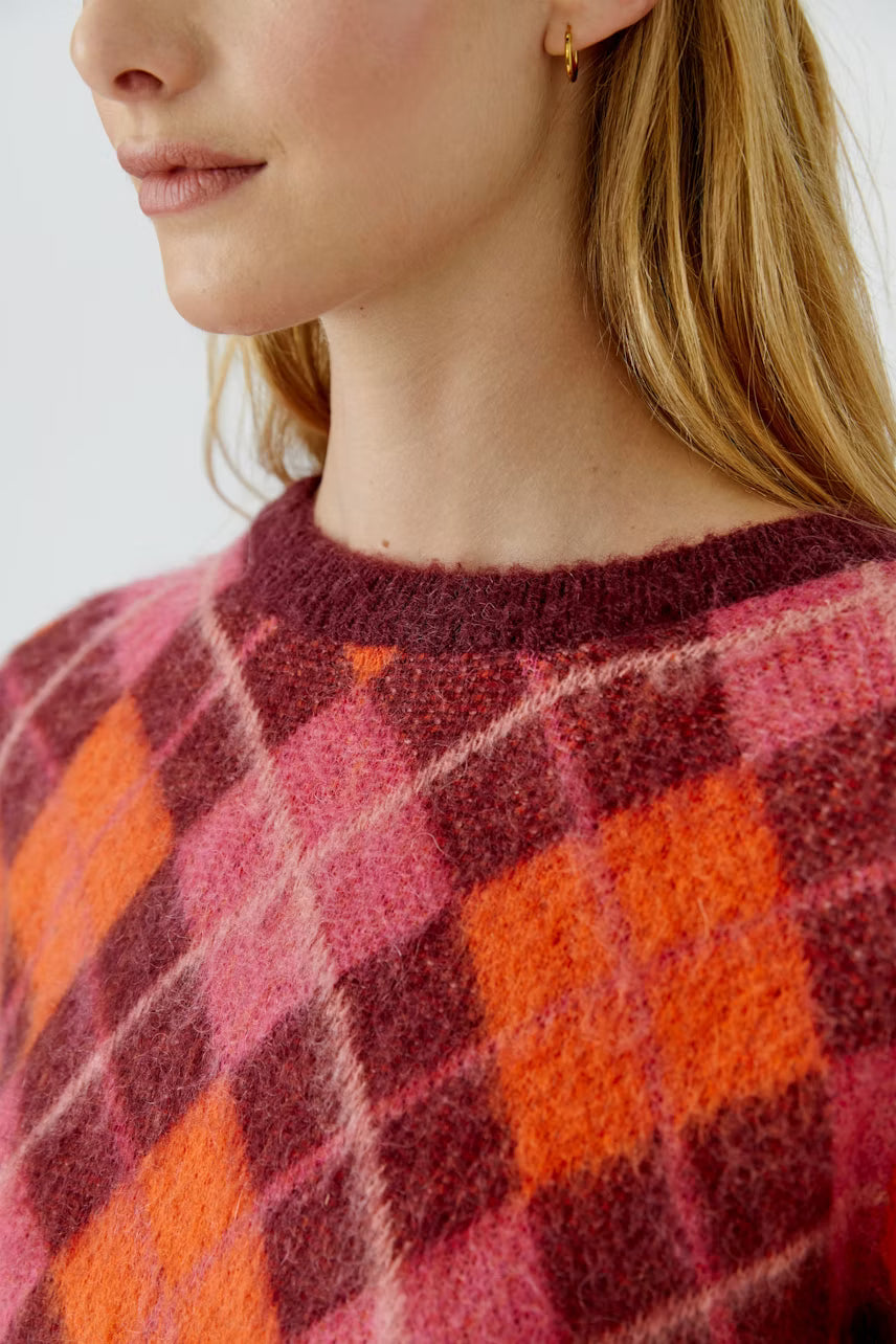 OUI Pullover - darkred red