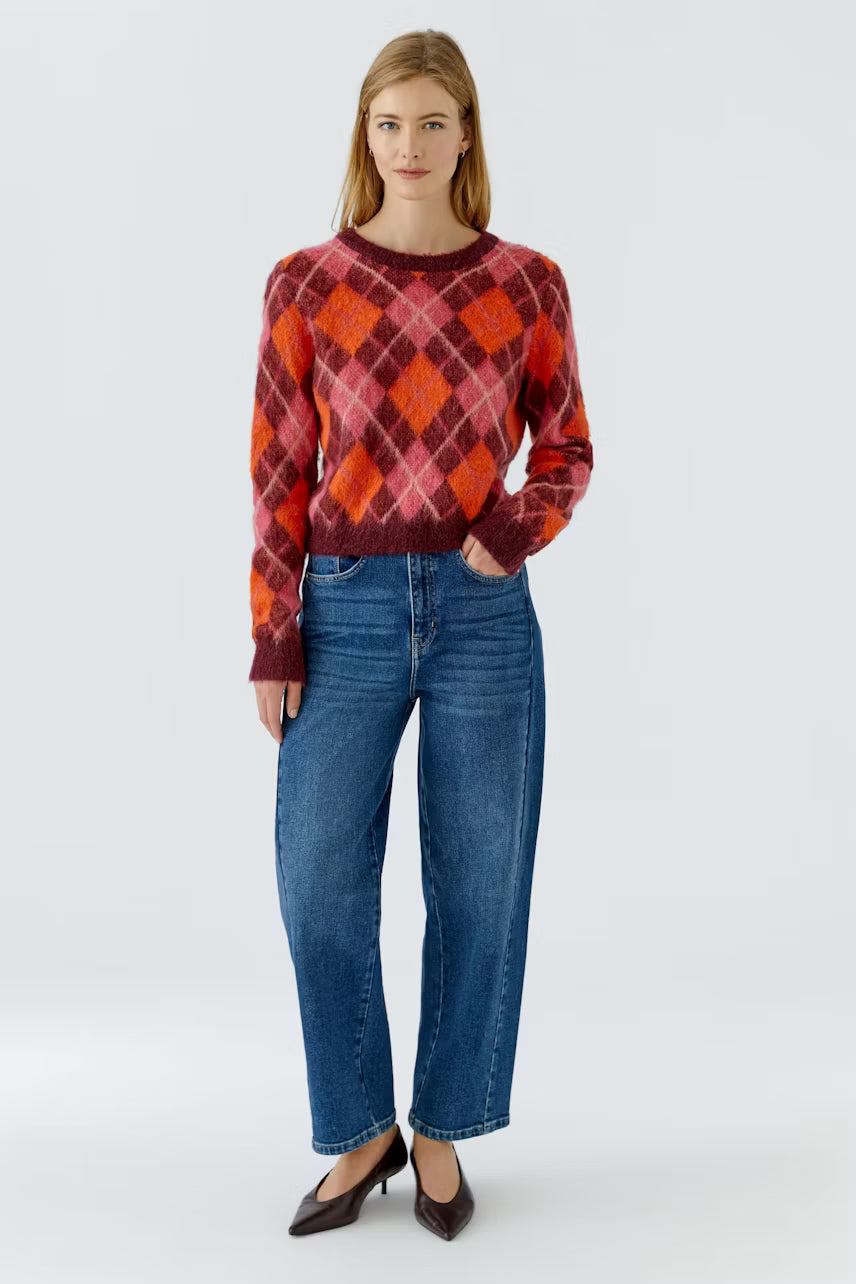 OUI Pullover - darkred red