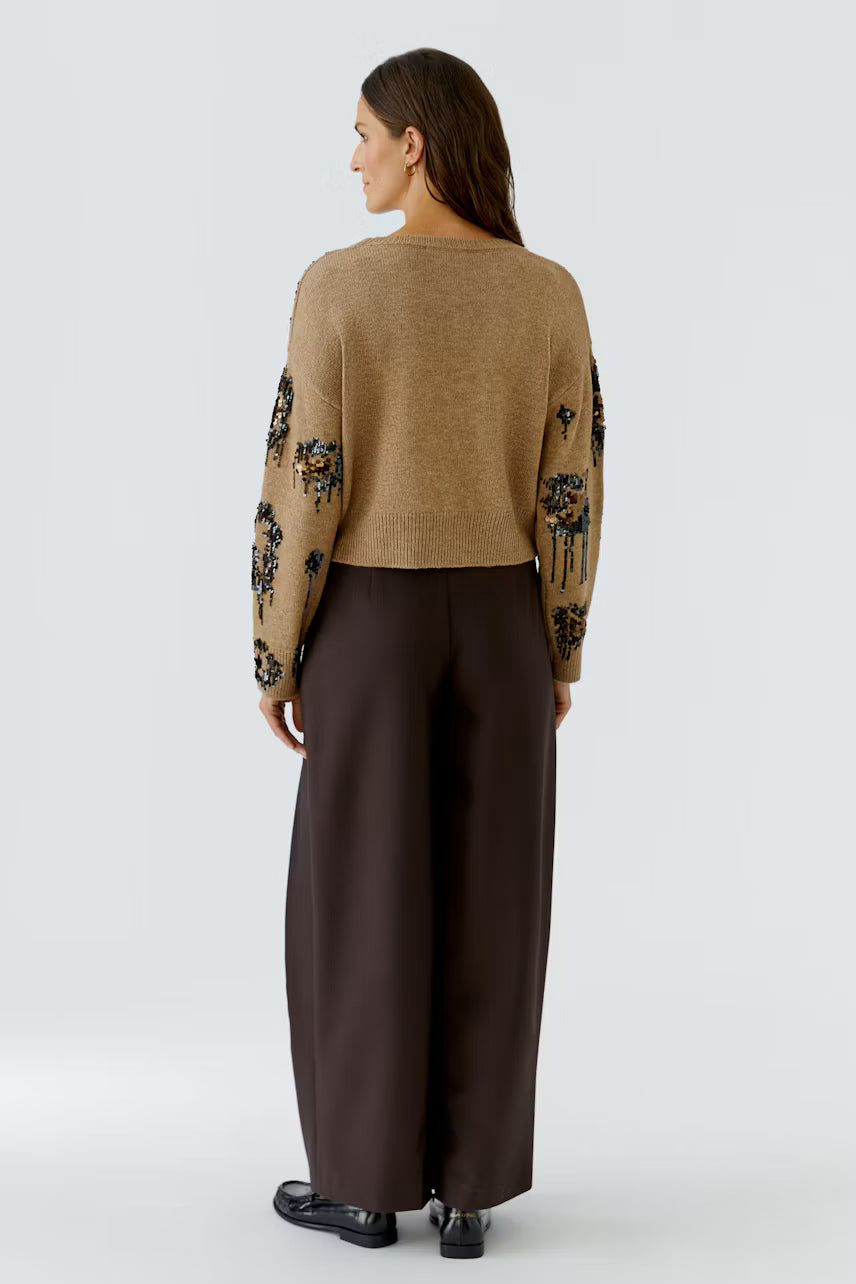 OUI pullover - camel