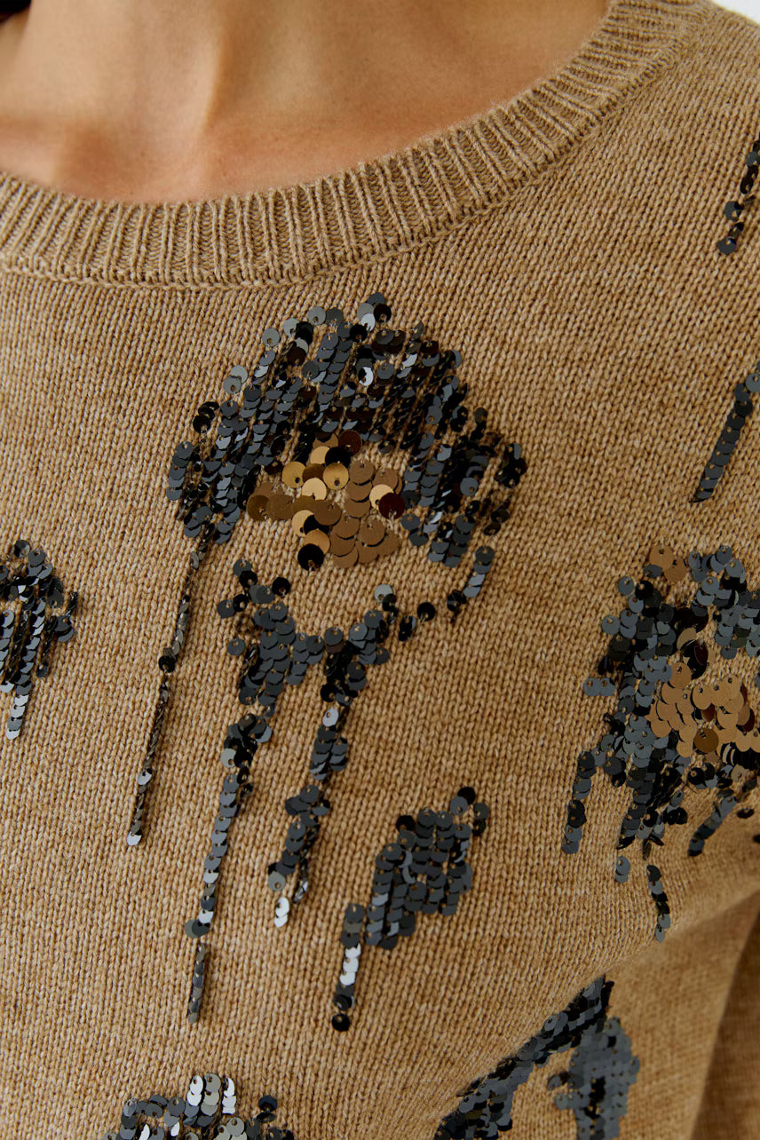 OUI pullover - camel