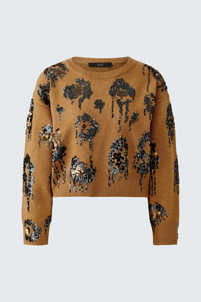 OUI pullover - camel