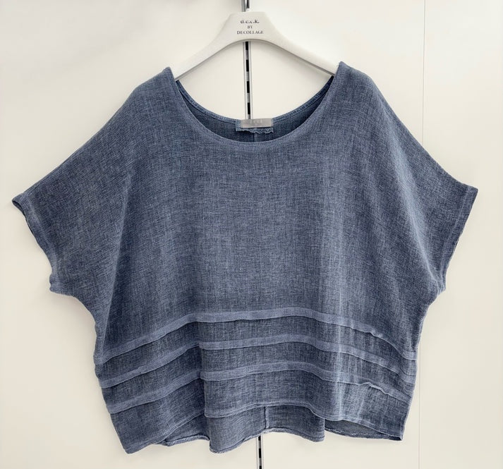 Deck Pleated End Top
