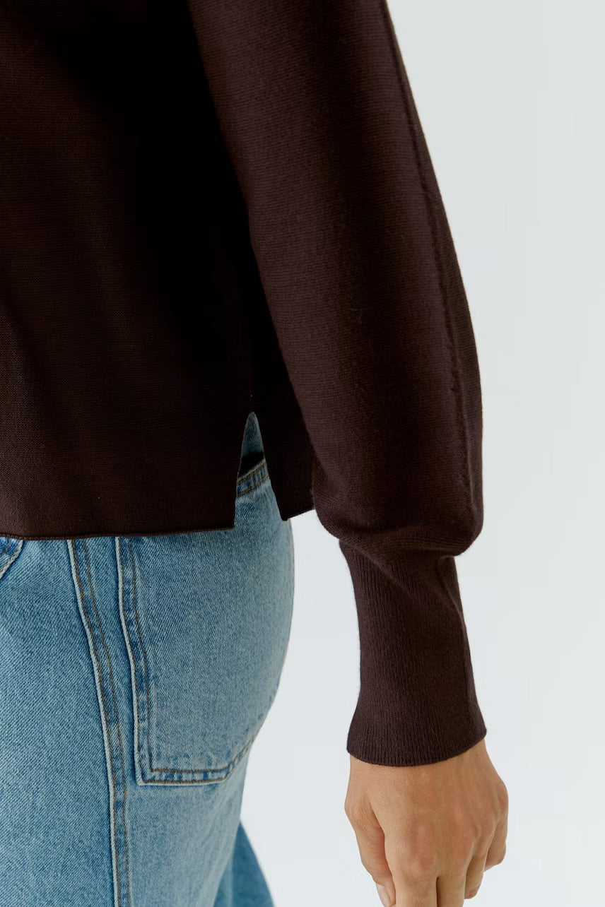 OUI Fine knit Seamless pullover