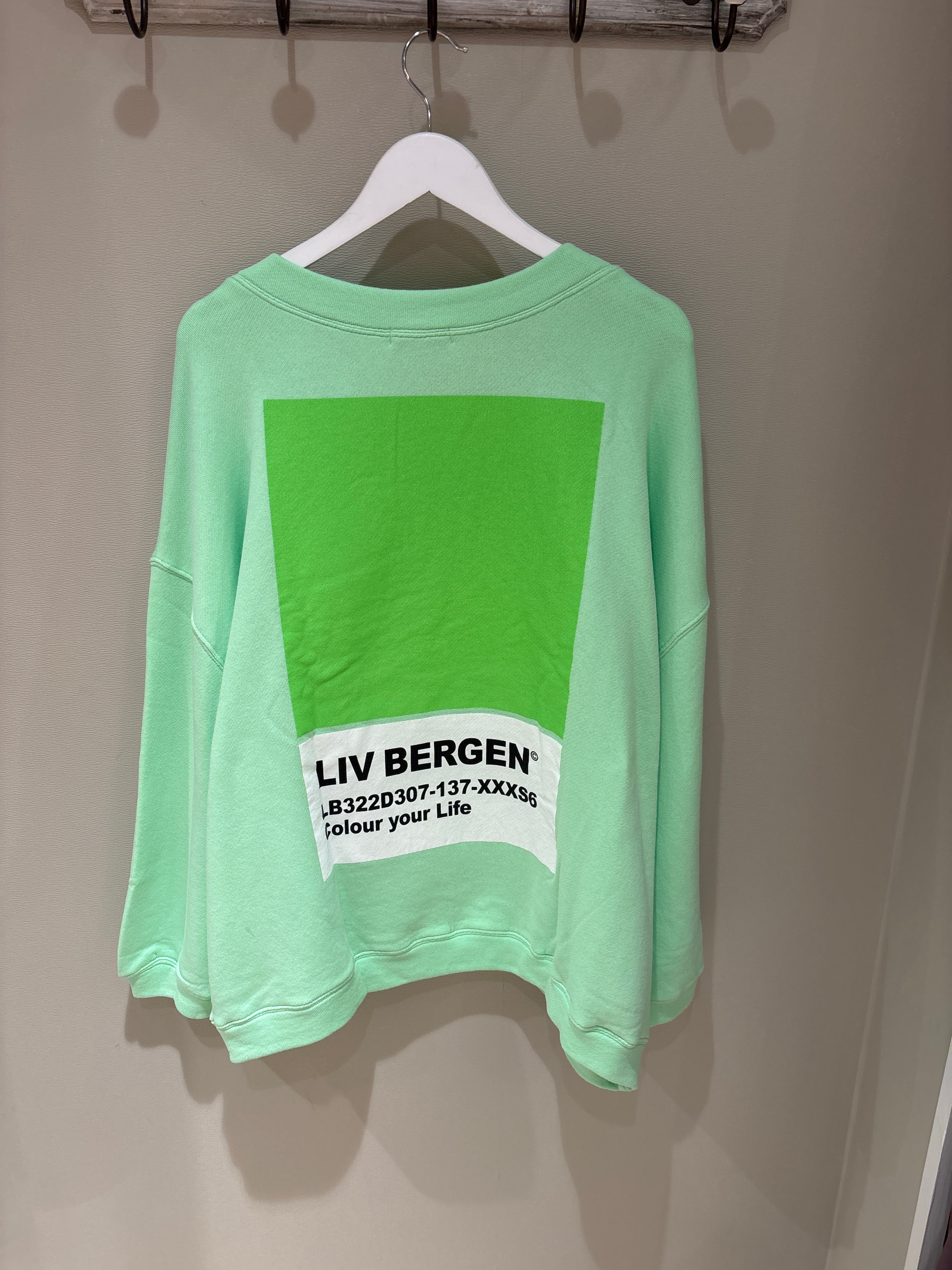 liv bergen Sweater lime punch