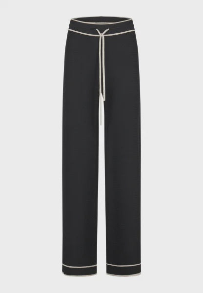 Marc Aurel Knitted pants with contrasting edges