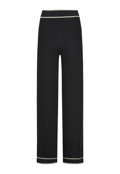 Marc Aurel Knitted pants with contrasting edges