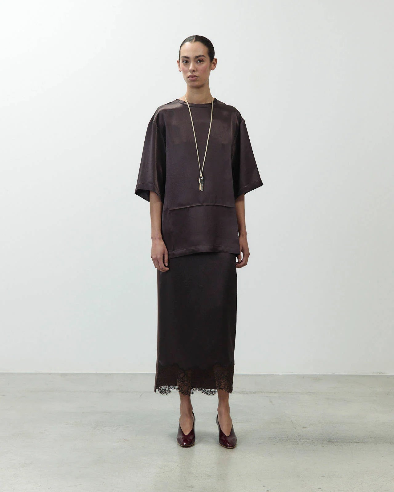 ALYSI Satin Shirt