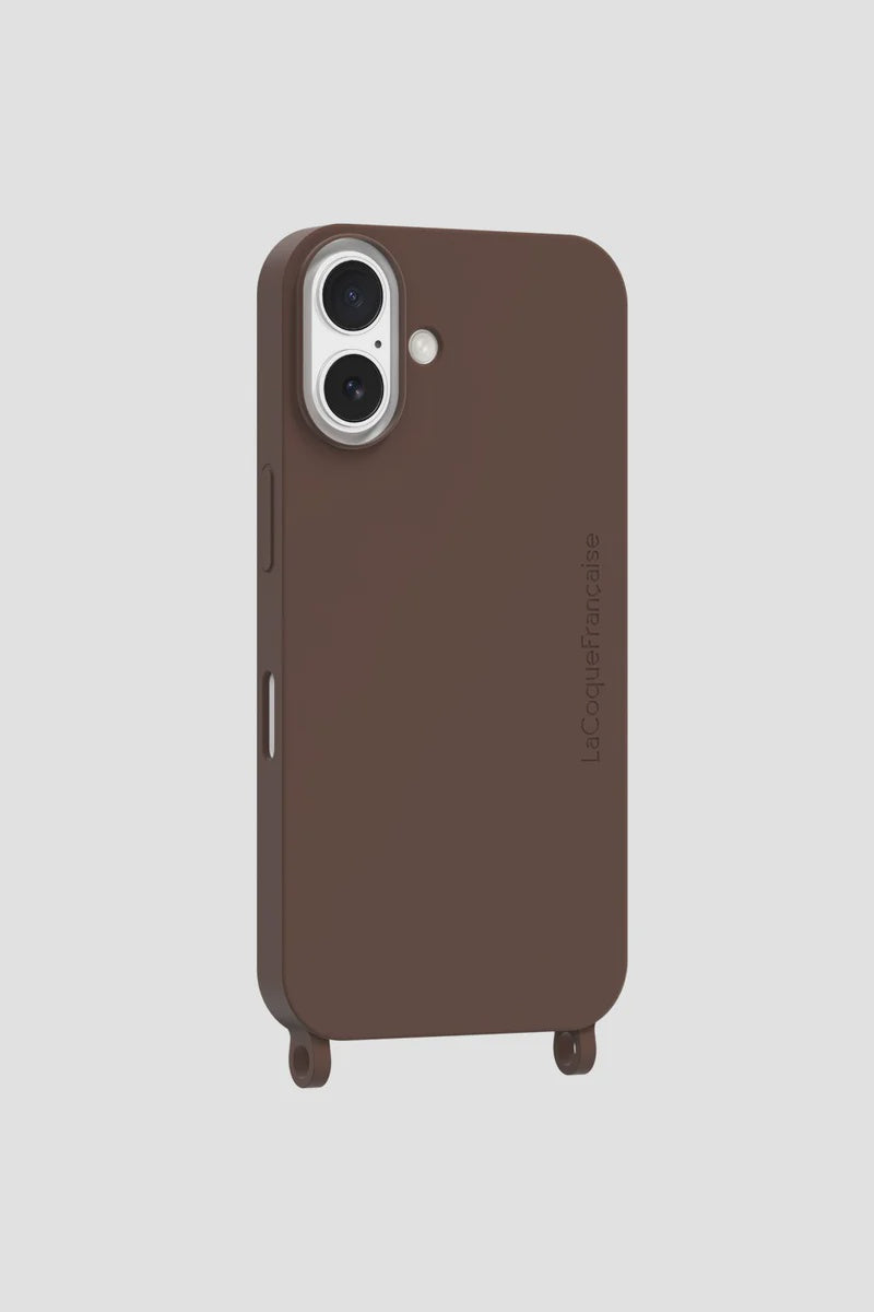 La Coque Francaise BROWN SOFT TOUCH RINGS CASE 22