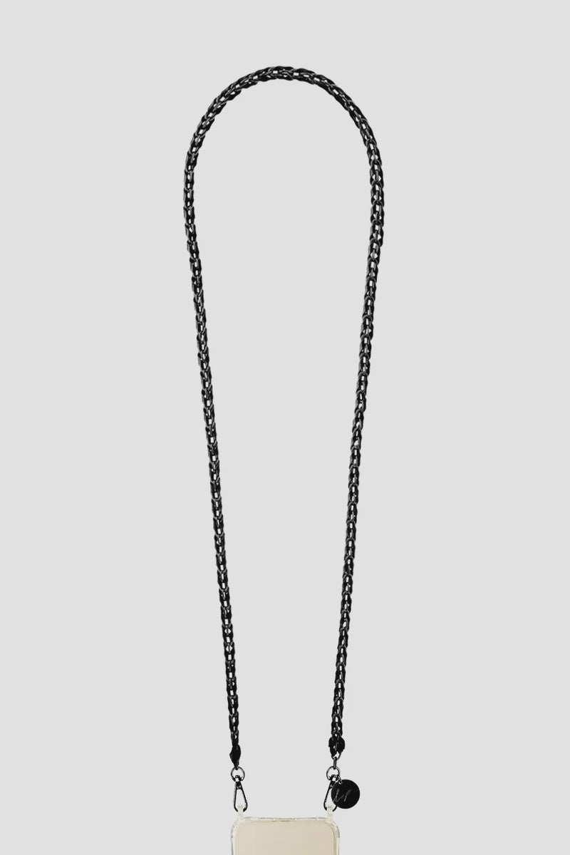 La Coque Francaise LONG LOU CHAIN BLACK 120 CM 4922