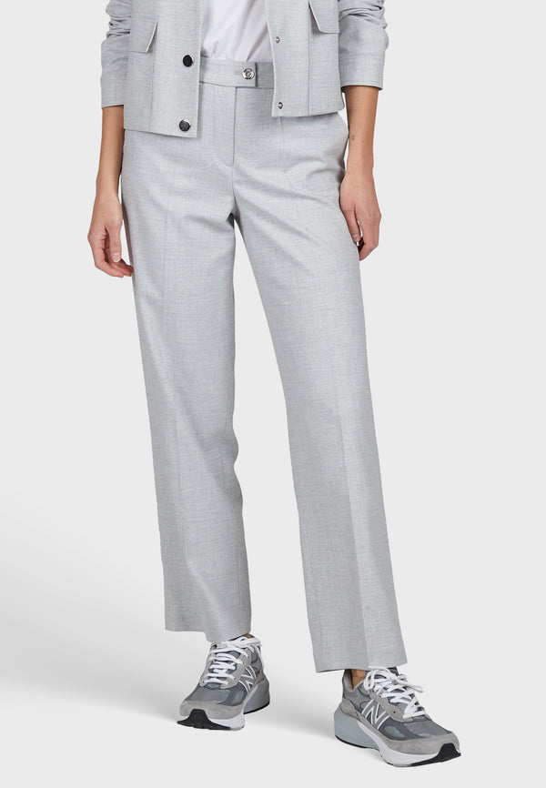 Marc Aurel Silver Grey Melange Pants