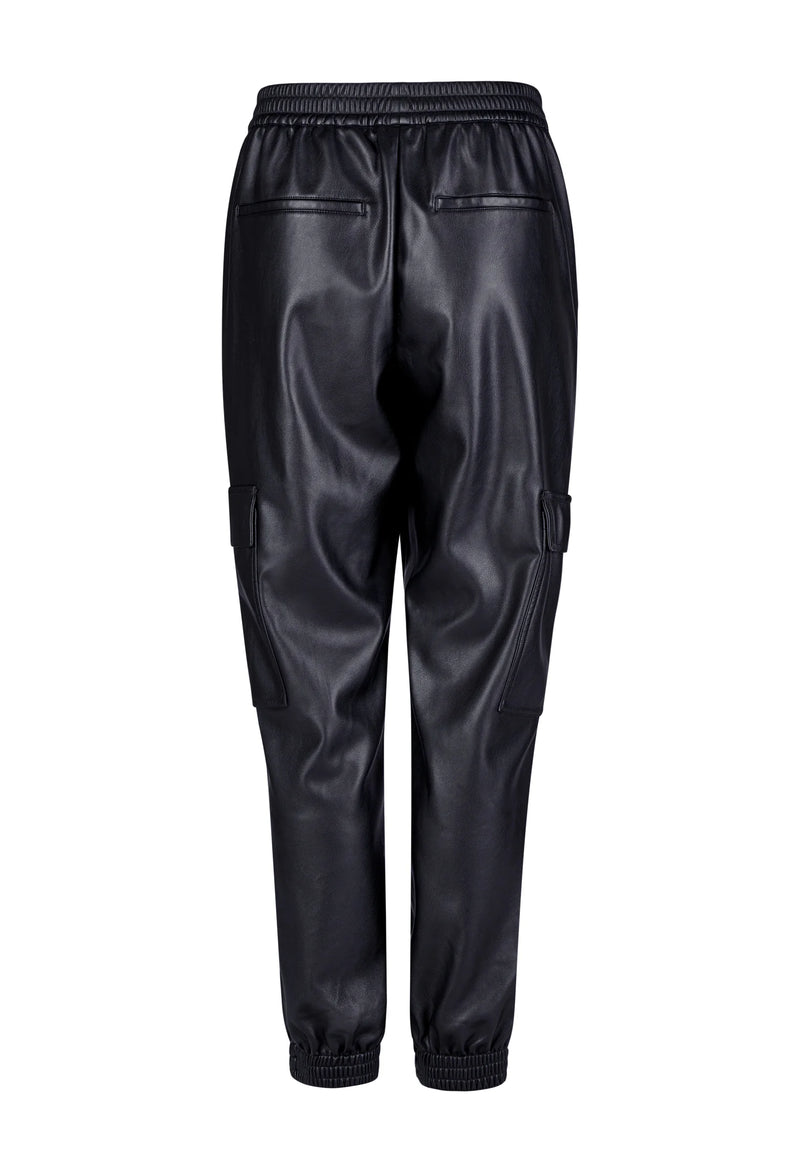 Marc Aurel Cargo pants in leather look