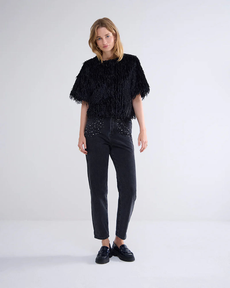 Summum Faux feather jacket