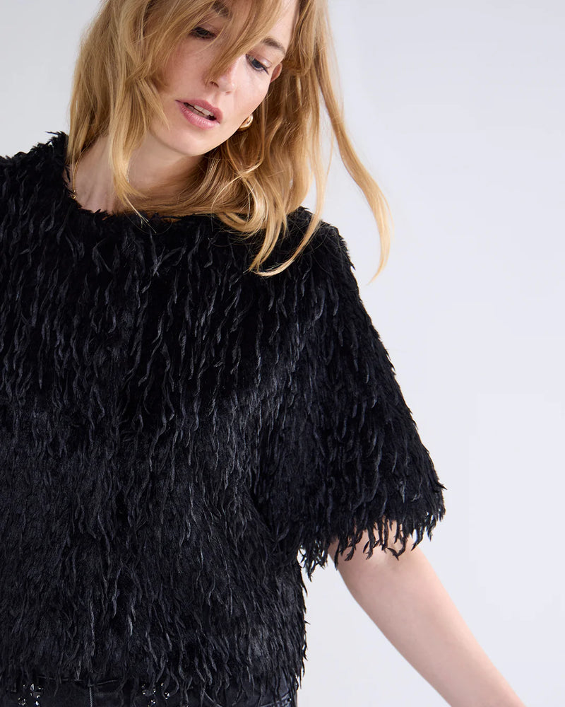 Summum Faux feather jacket