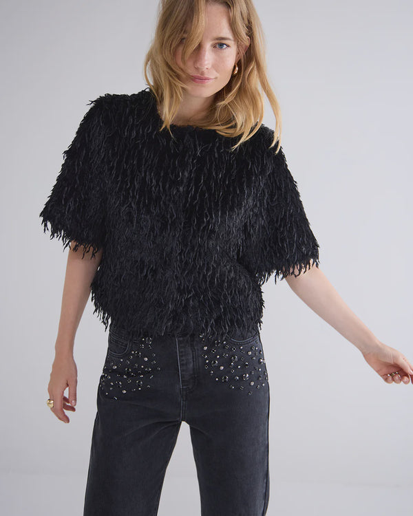 Summum Faux feather jacket