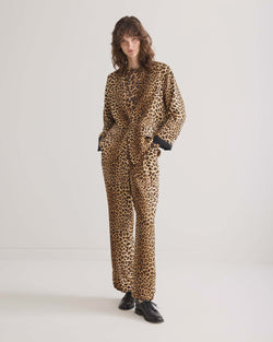 Summum Boyfriend blazer panther print